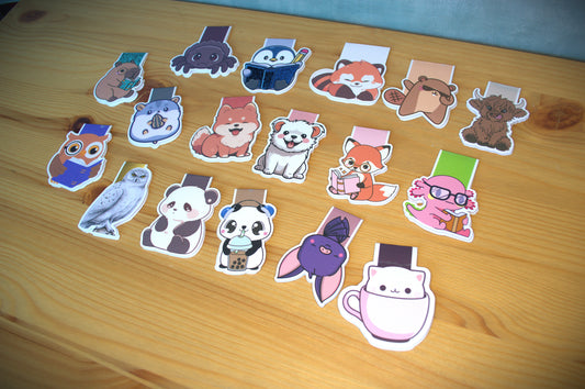 Bulk Order: Magnetic Bookmarks (5 bookmarks per order)