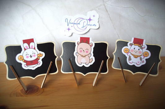 Chinese Zodiac Magnetic Bookmark