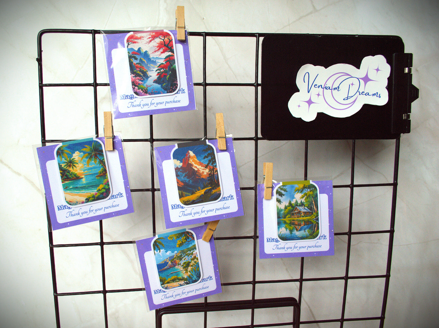 Vacation Views Magnetic Bookmark