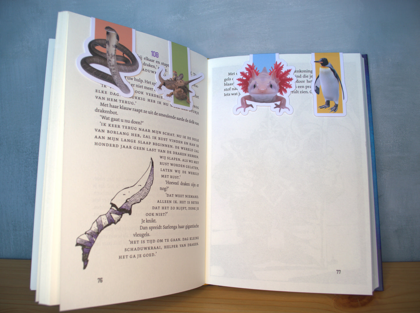 Realistic Animal Magnetic Bookmark