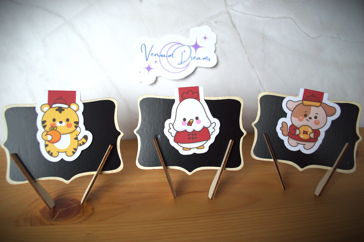 Chinese Zodiac Magnetic Bookmark