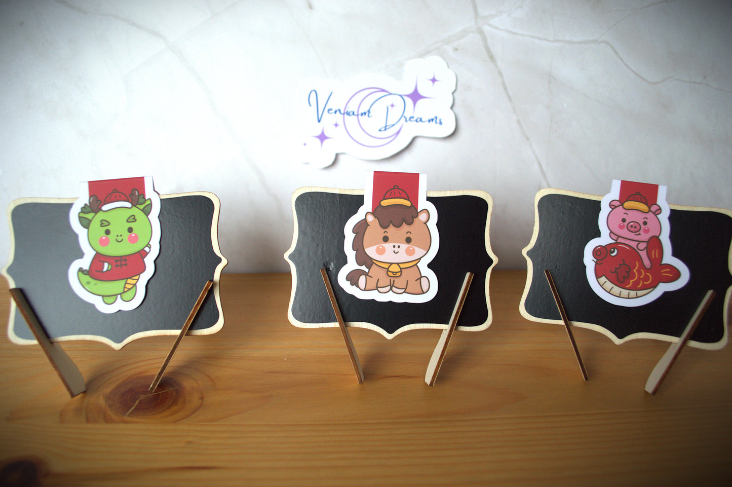 Chinese Zodiac Magnetic Bookmark