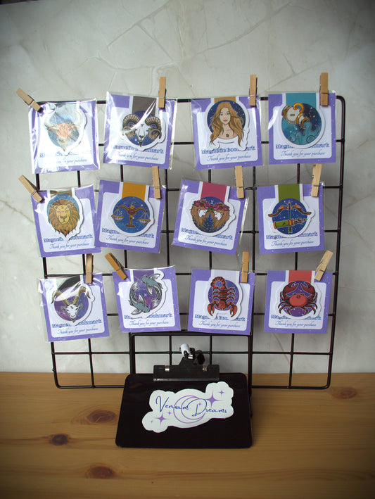 Zodiac Magnetic Bookmark