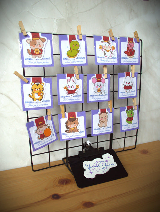 Chinese Zodiac Magnetic Bookmark
