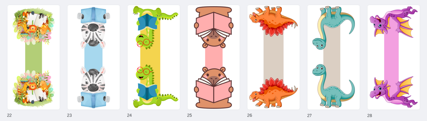 Bulk Order: Magnetic Bookmarks (5 bookmarks per order)
