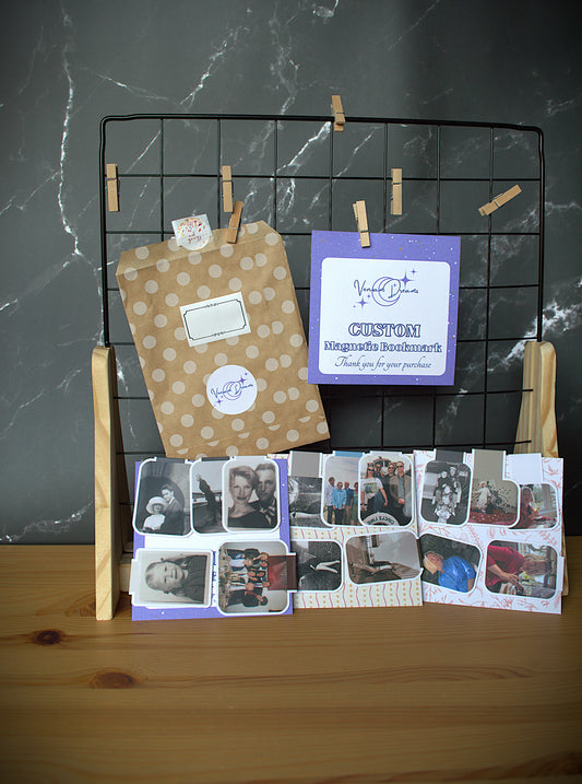 Custom Magnetic Bookmarks (5 bookmarks per order)